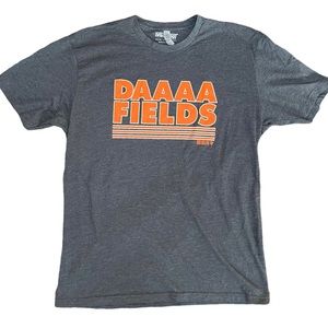 NFL Chicago Bears Shirt Justin Fields Blue Orange Size Large